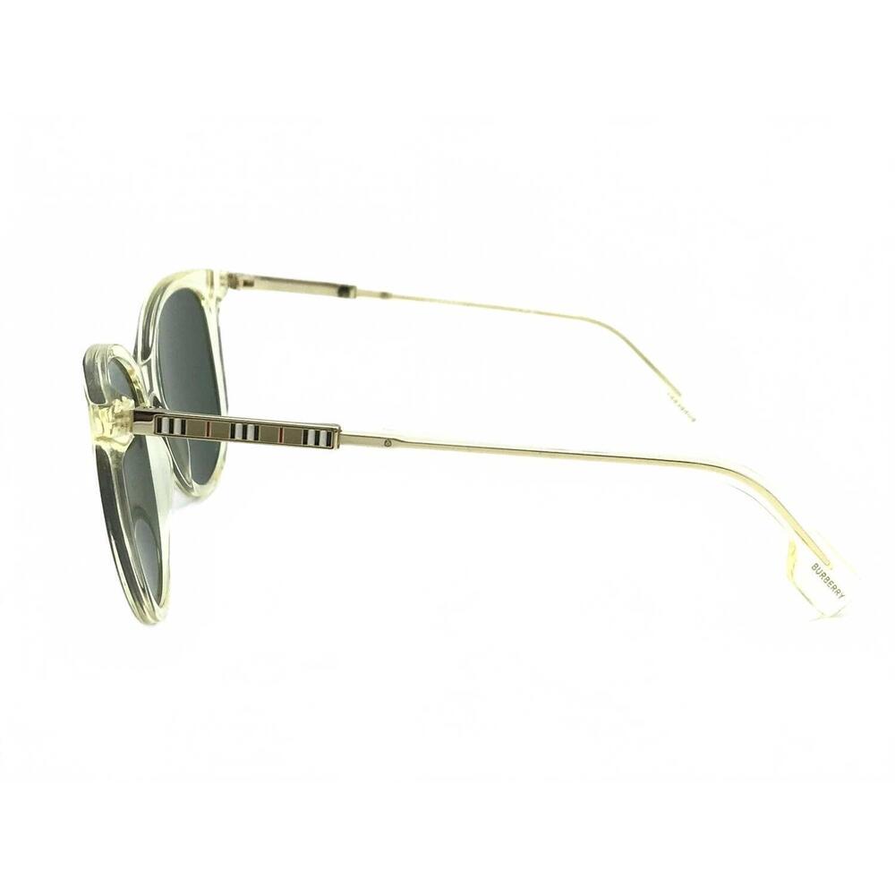 NEW BURBERRY women's 4333 3852/71 clear round sunglasses in green - Picture 6 of 6